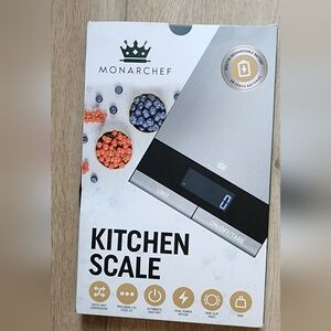 Digital Food Scale for Kitchen, Baking, Cooking, and Meal Prep, 10 Unit Measurem